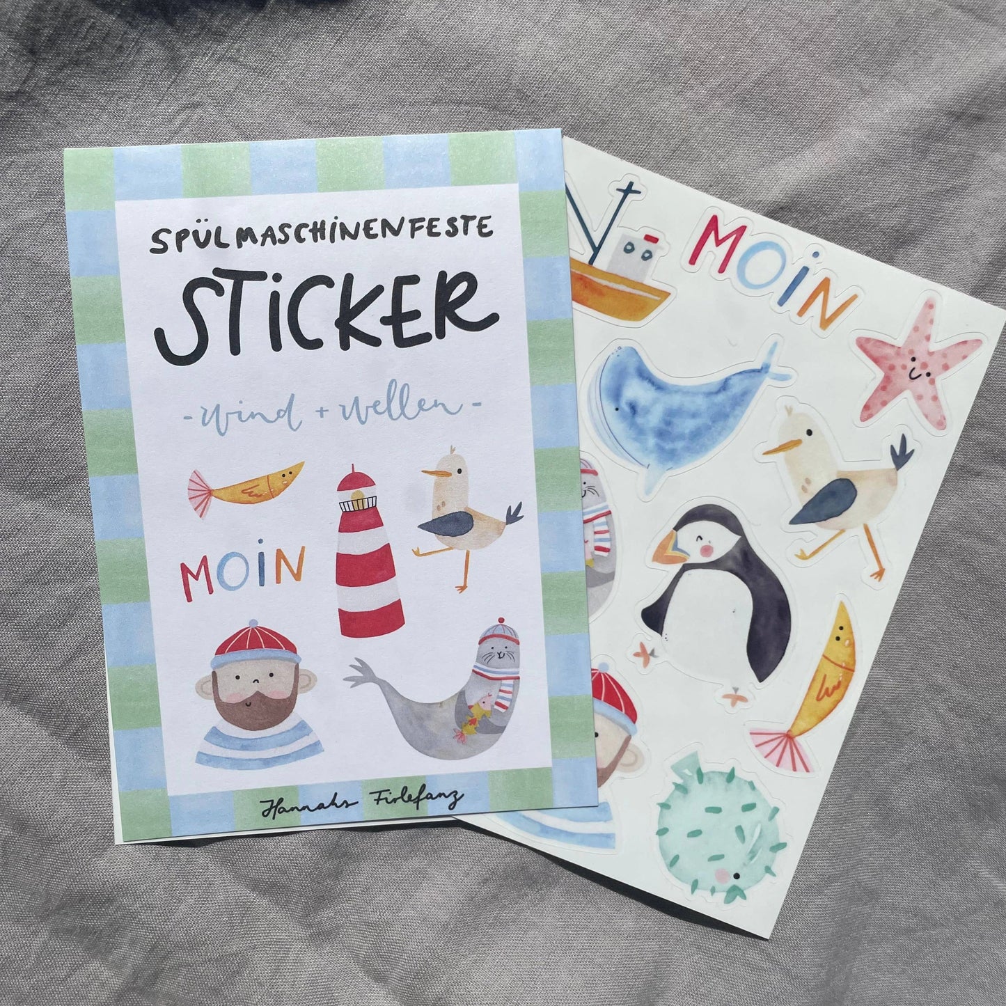 Stickerbogen - Meer