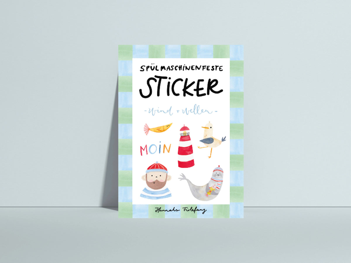 Stickerbogen - Meer