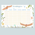 Stundenplan Dackel von Hannahs Firlefanz A4