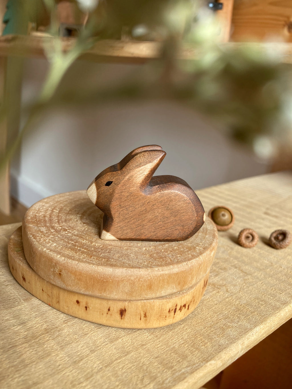 Holzfigur Hase klein von HolzWald, Foto