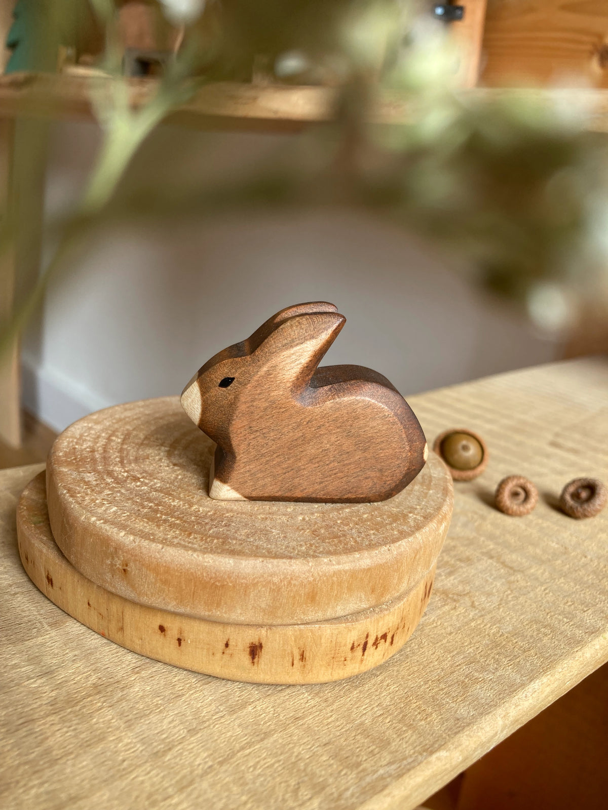 Holzfigur Hase klein von HolzWald, Foto