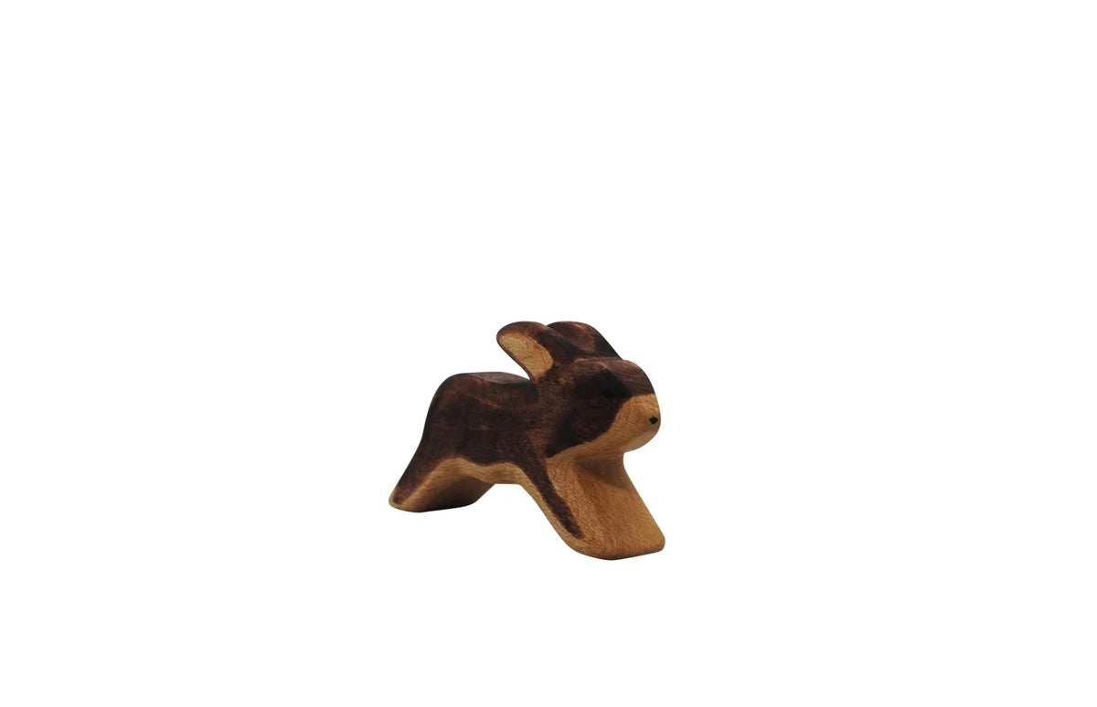 Holzfigur Hase laufend von HolzWald, Foto