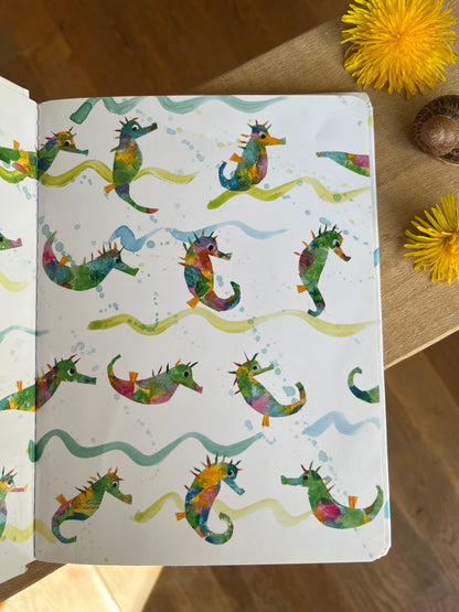 Herr Seepferdchen mit Folienseiten - Eric Carle