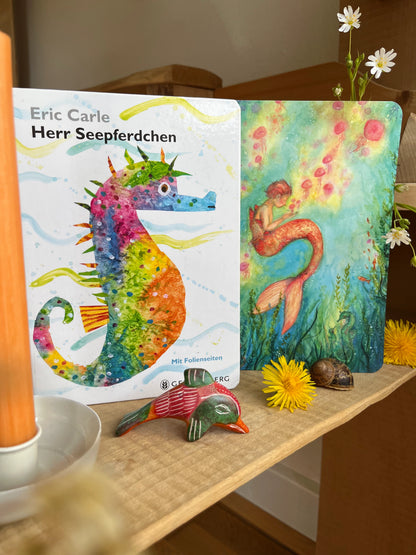 Herr Seepferdchen mit Folienseiten - Eric Carle