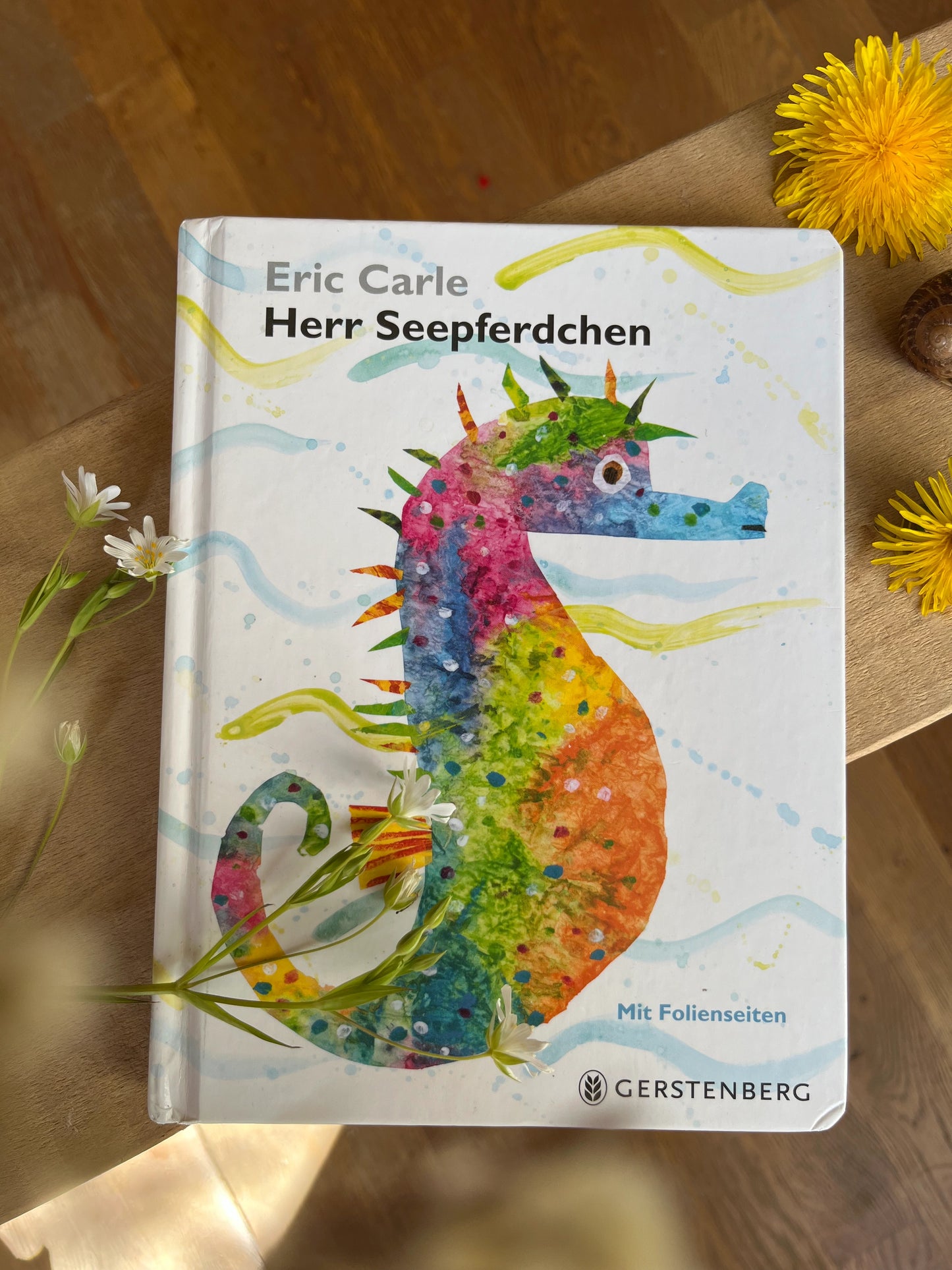 Herr Seepferdchen mit Folienseiten - Eric Carle