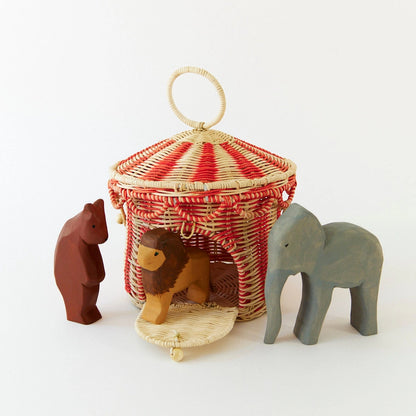 Sarah's Silks - Elefant aus Holz