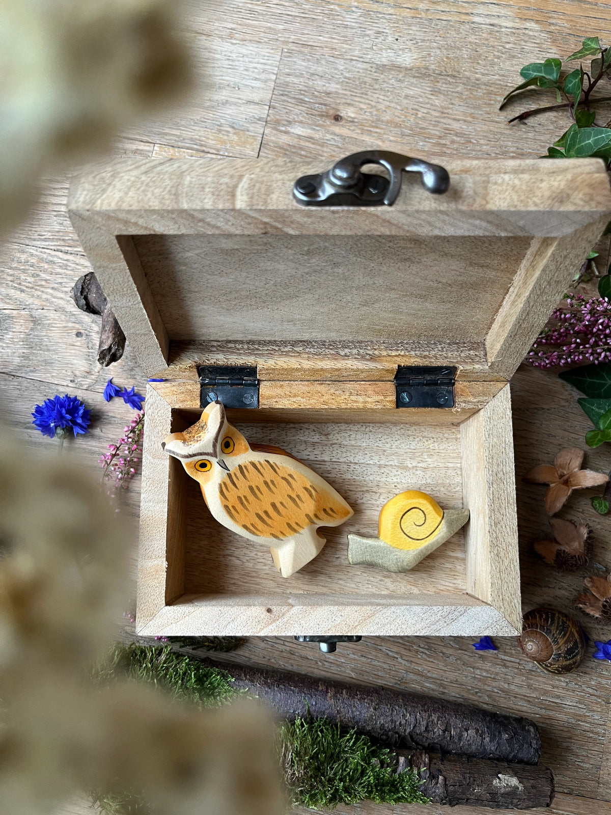 Kästchen Mondphasen aus Mangoholz von El Puente, Ansicht 5