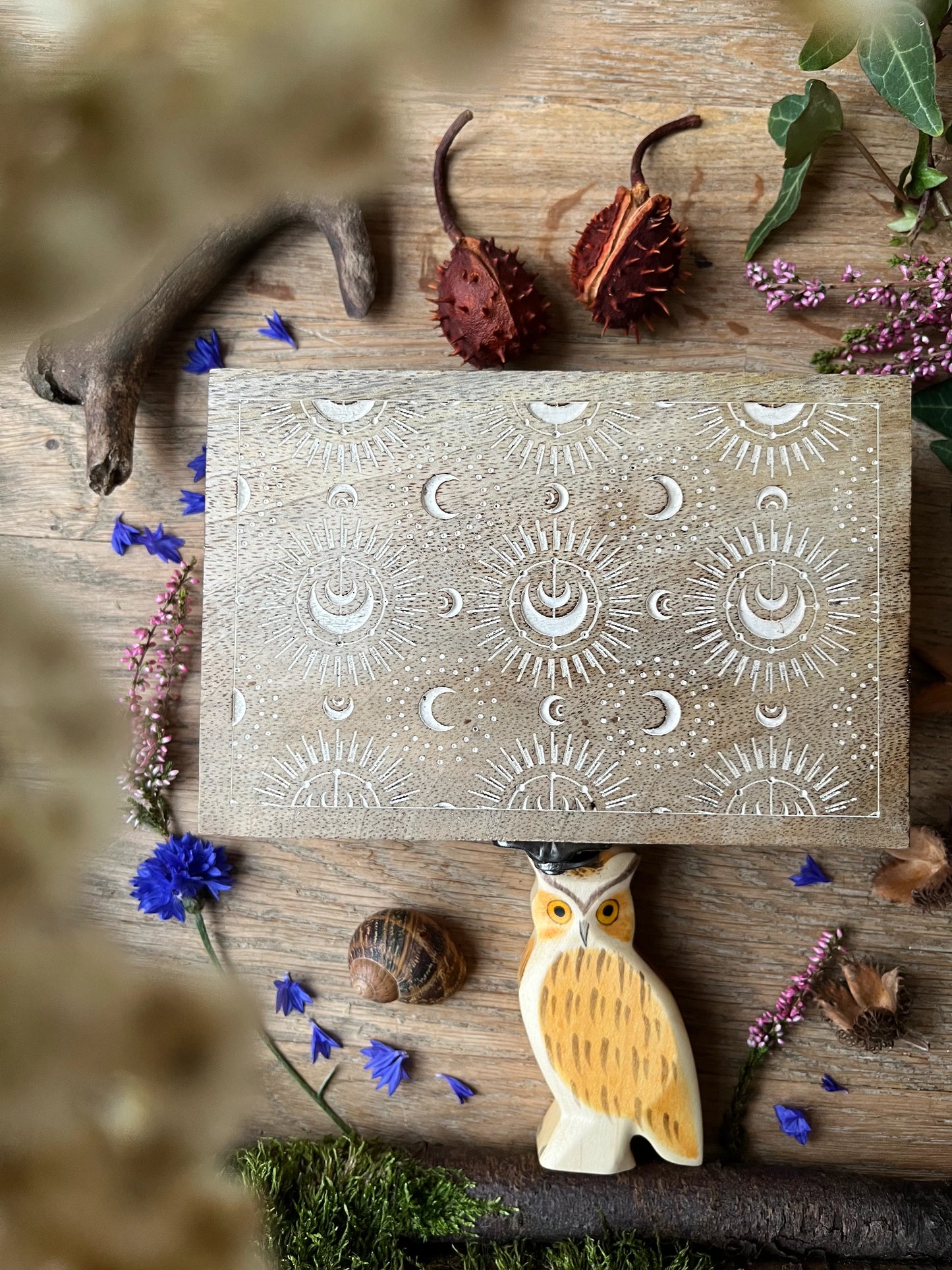 Kästchen - Mondphasen