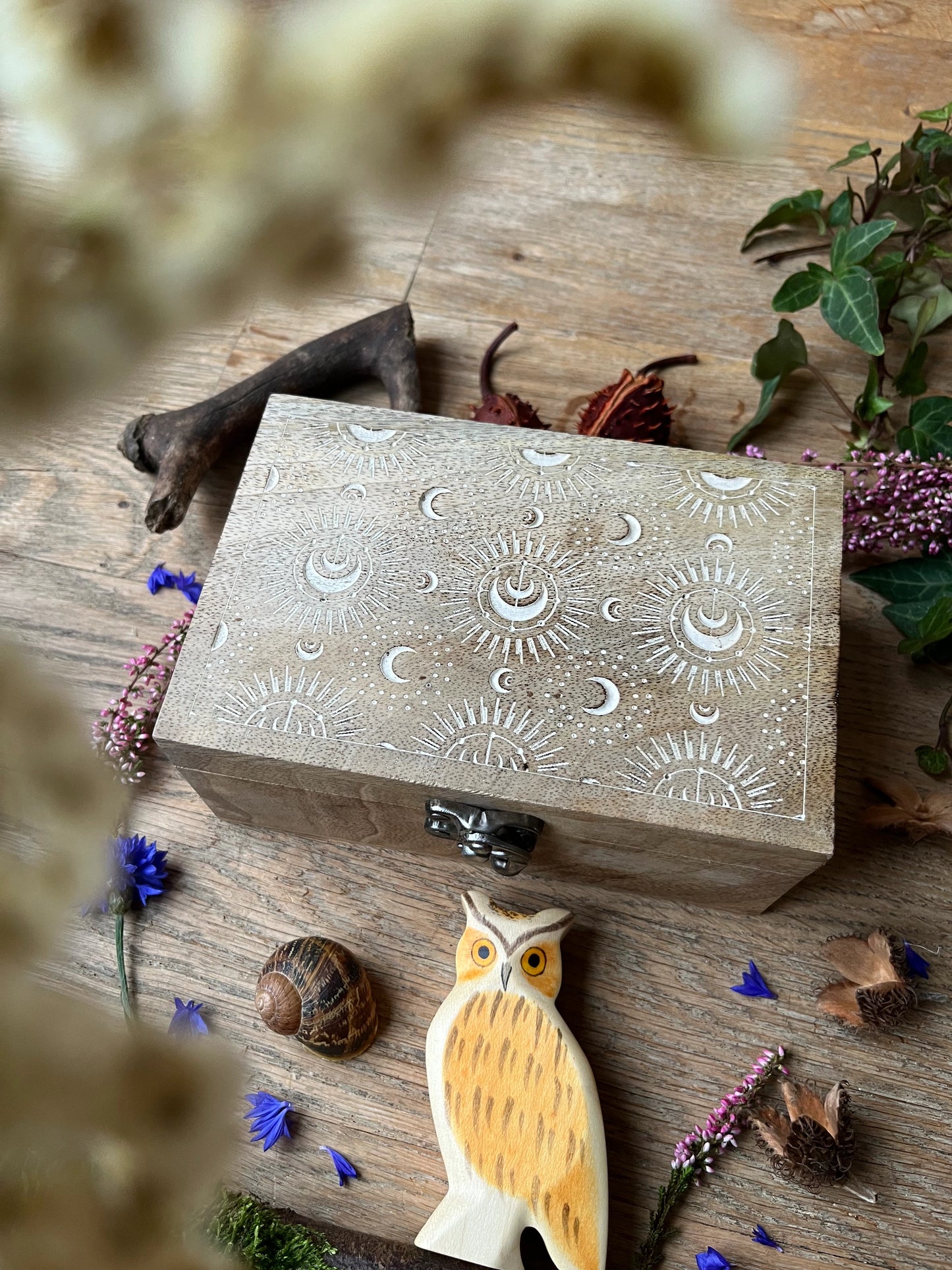 Kästchen - Mondphasen