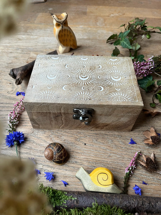 Kästchen - Mondphasen