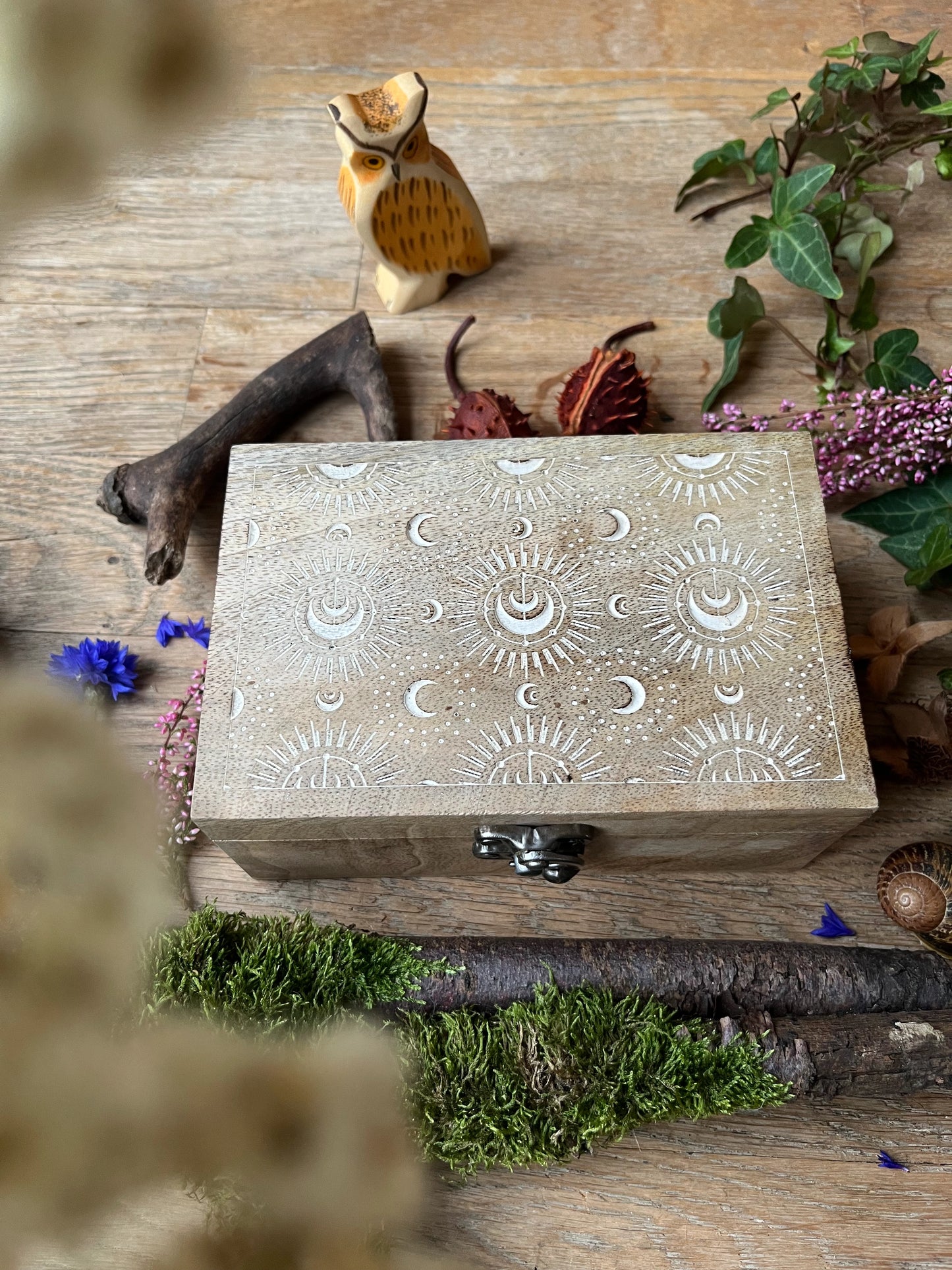 Kästchen - Mondphasen