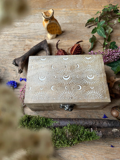 Kästchen - Mondphasen