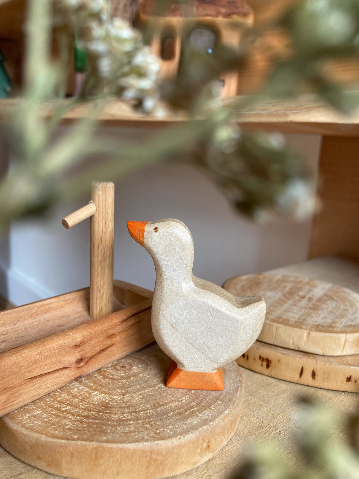 Holzfigur Gänseküken von HolzWald, Foto