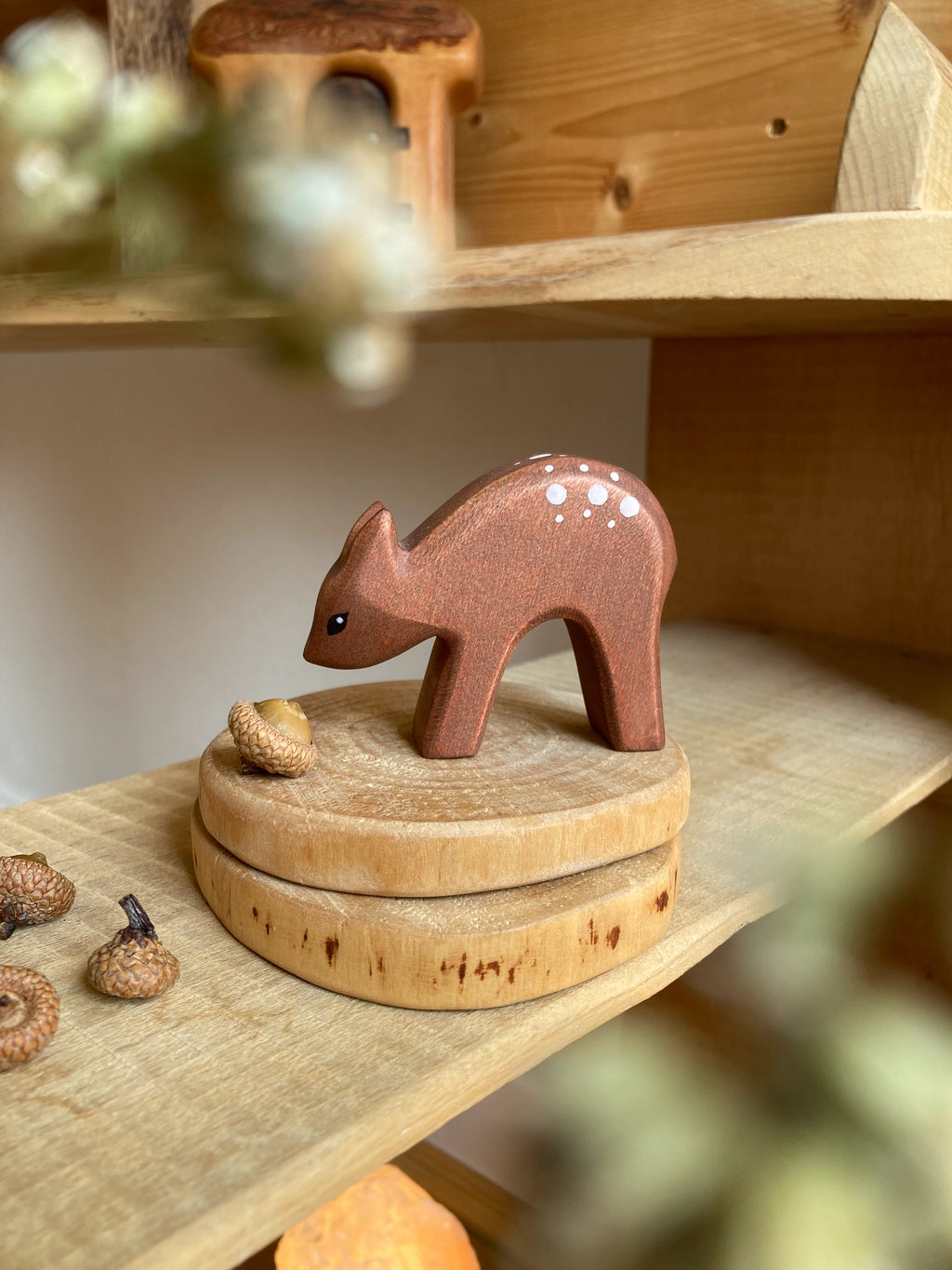 Holzfigur Rehkitz von HolzWald, Foto