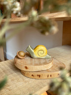 Holzfigur Schnecke klein von HolzWald, Foto