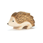 Ostheimer Igel, Holzfigur mit braunem Stachelkleid