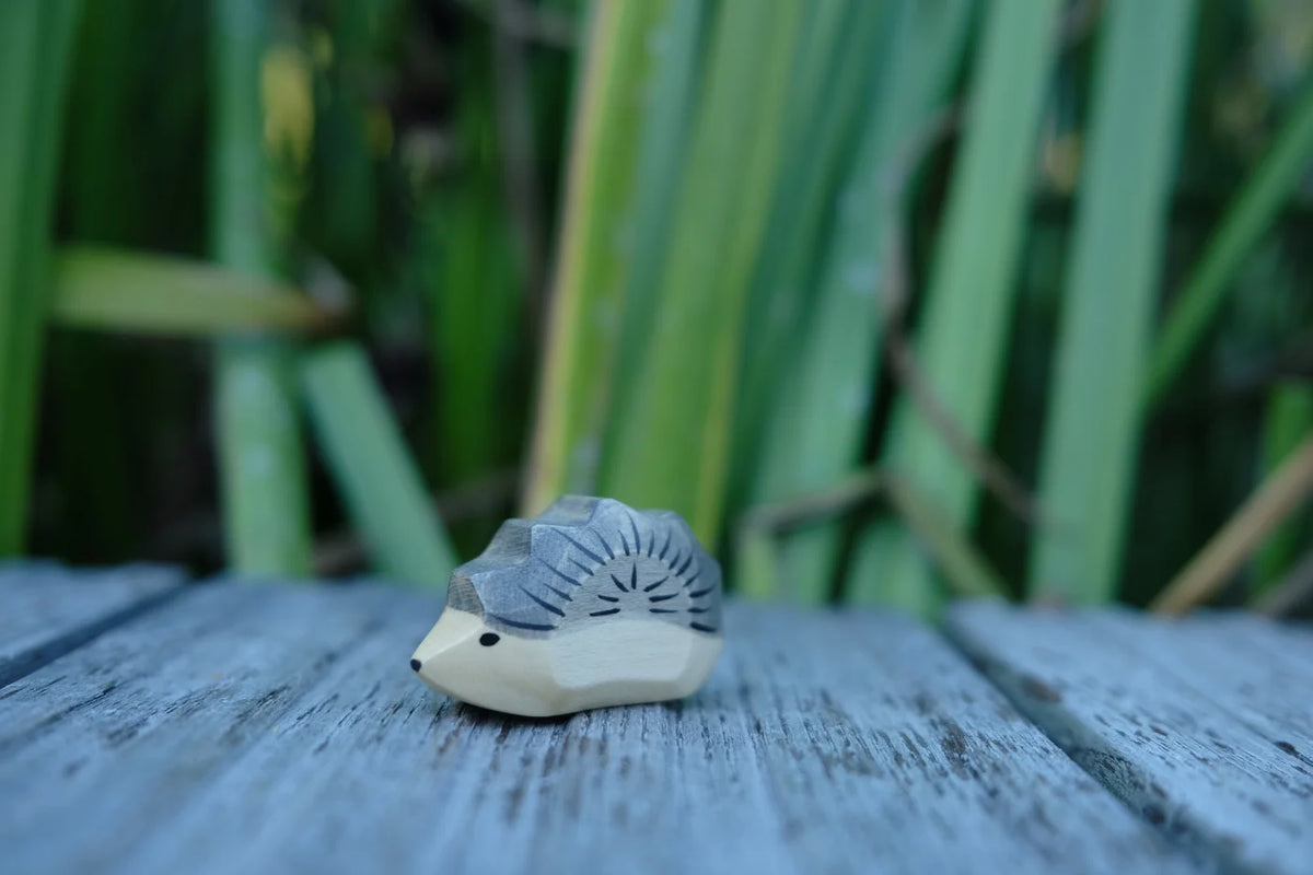 Holzfigur Igel klein von HolzWald