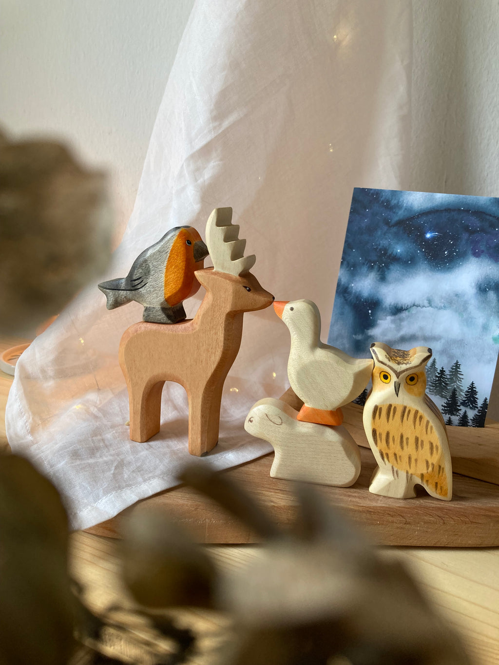 Holzfigur Uhu von HolzWald, Foto