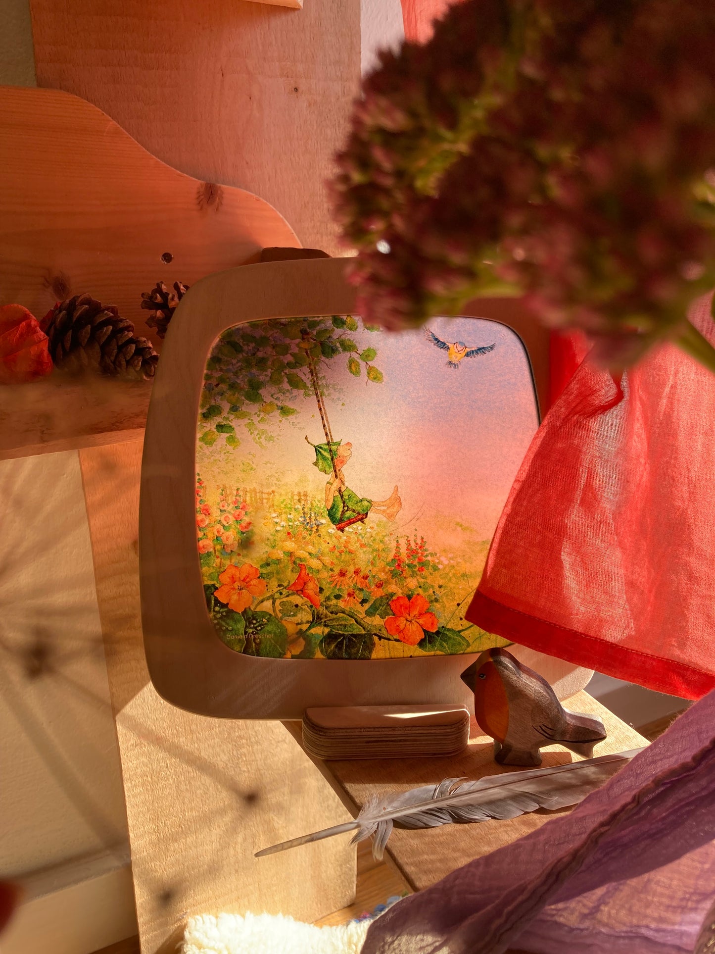 Motiv Giesbert hört das Gras wachsen - Schaukel