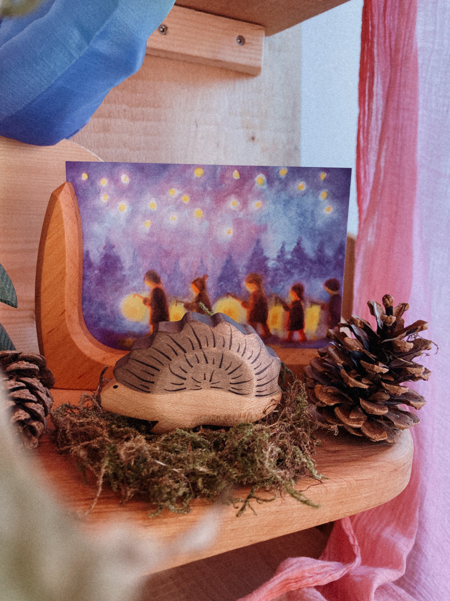 Holzfigur Igel klein von HolzWald, Foto
