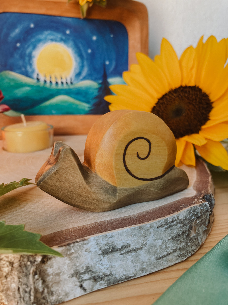 Holzfigur Schnecke von HolzWald, Foto
