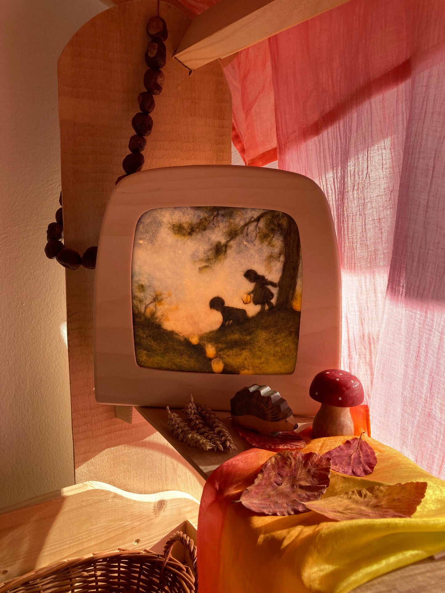 Motiv Laternen in der Nacht