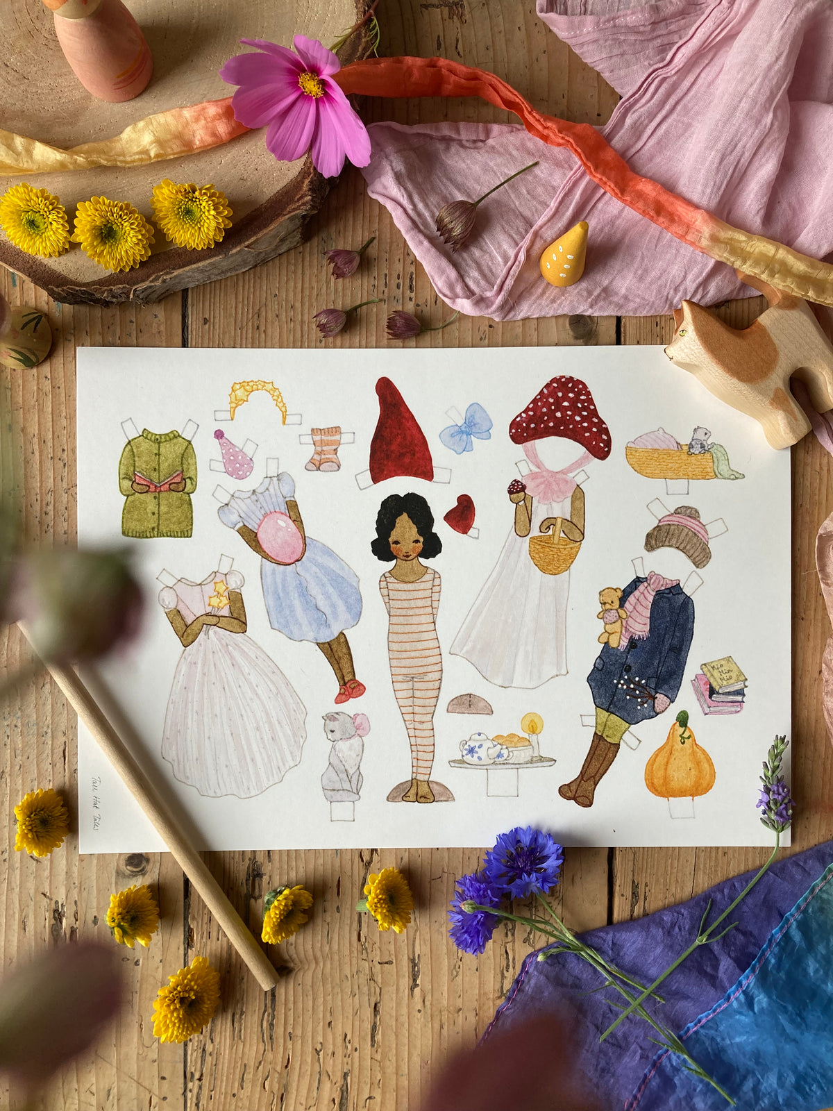 Ankleidepuppe Iben von Tall Hat Tales
