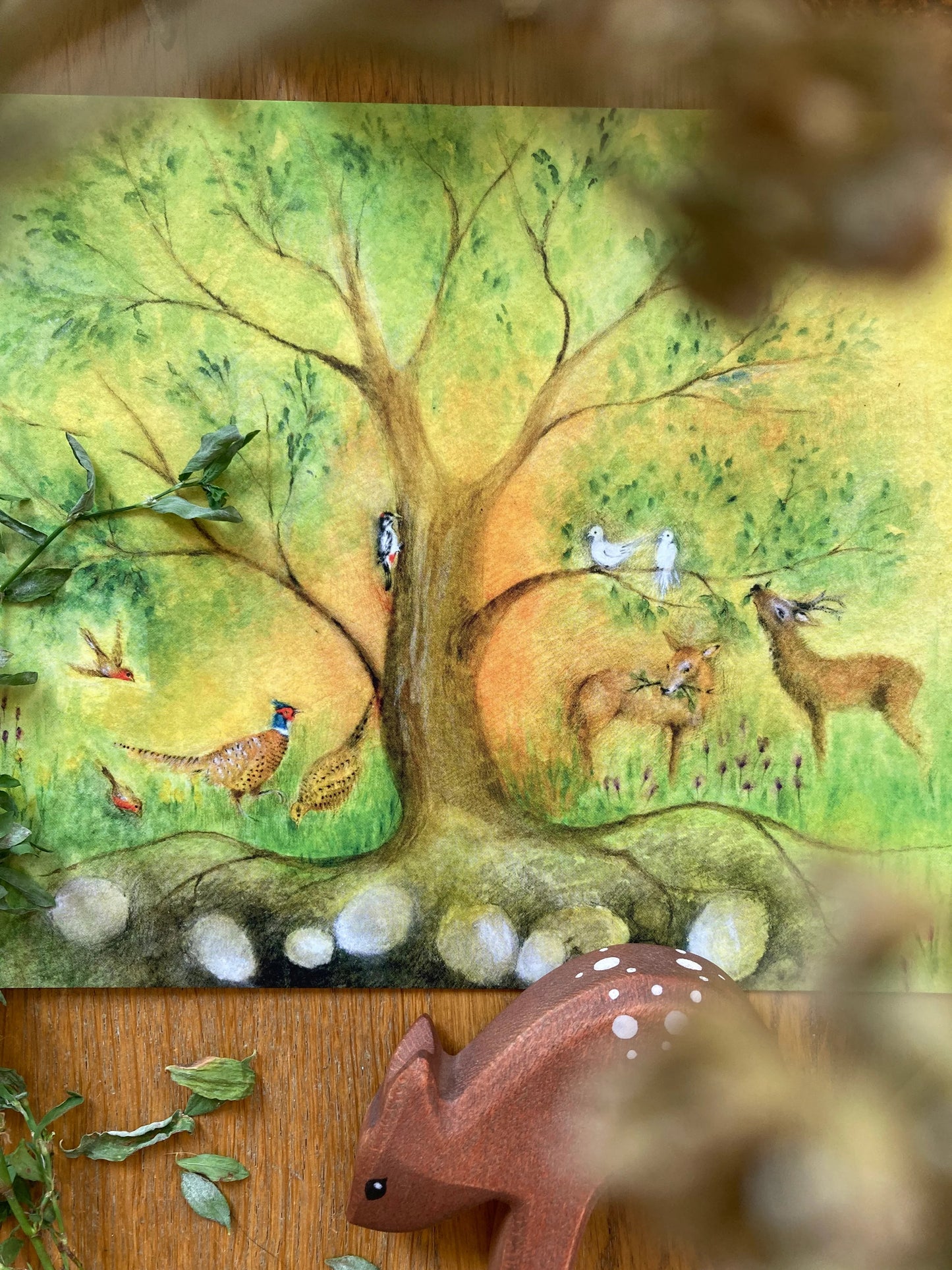 Kunstkarten Set "Jahreszeiten" (4 Bögen A4)