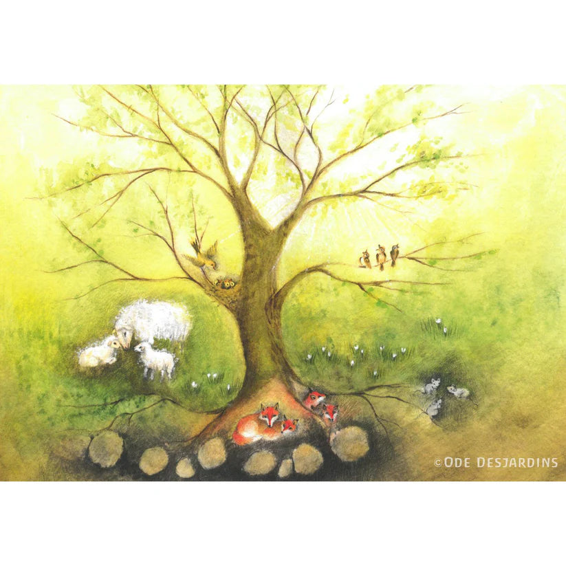 Kunstkarten Set "Jahreszeiten" (4 Bögen A4)