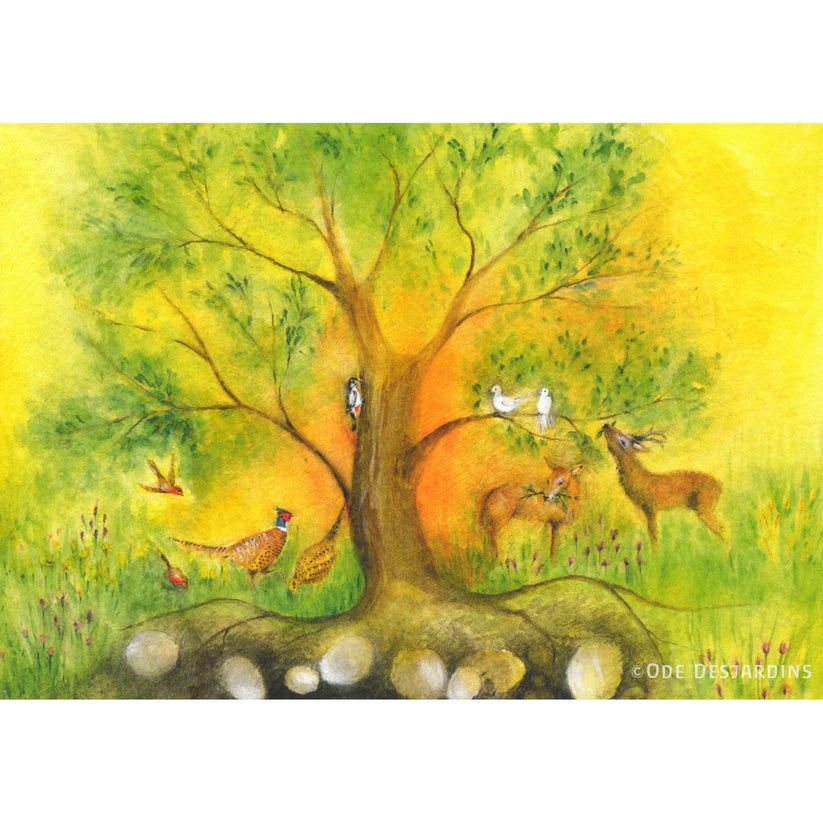 Kunstkarten Set "Jahreszeiten" (4 Bögen A4)