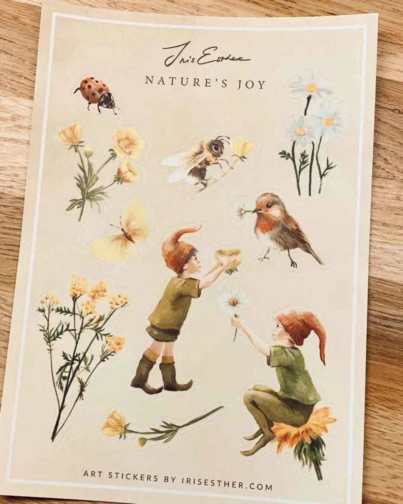 Stickerbogen - Naturfreude