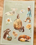 Stickerbogen Ostermagie von Iris Esther A5