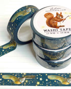 Washi Tape Eule und Sterne von Iris Esther auf Papier und Briefumschlägen, Foto