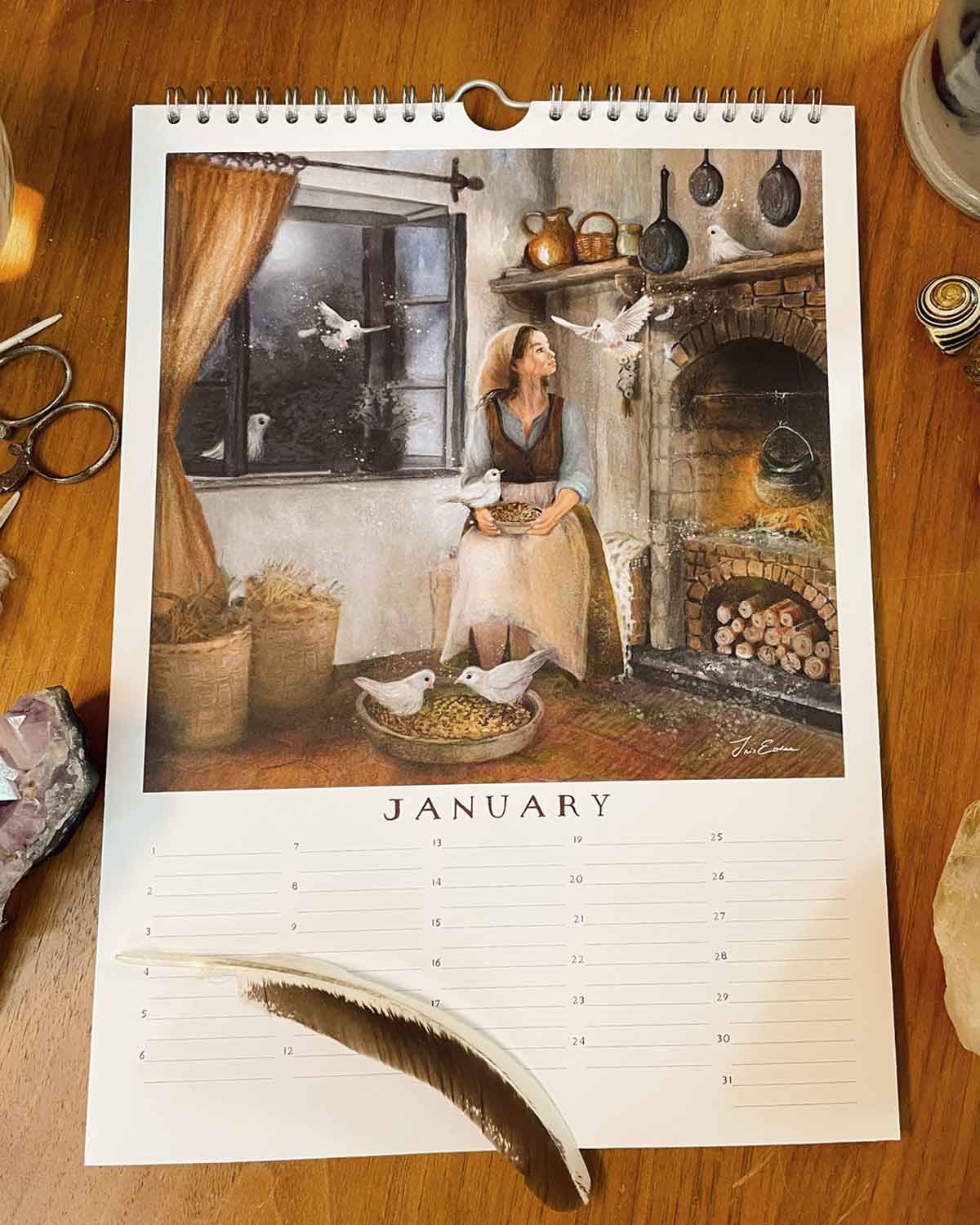Immerwährender Kalender Ein Märchenjahr von Iris Esther, Ansicht 7
