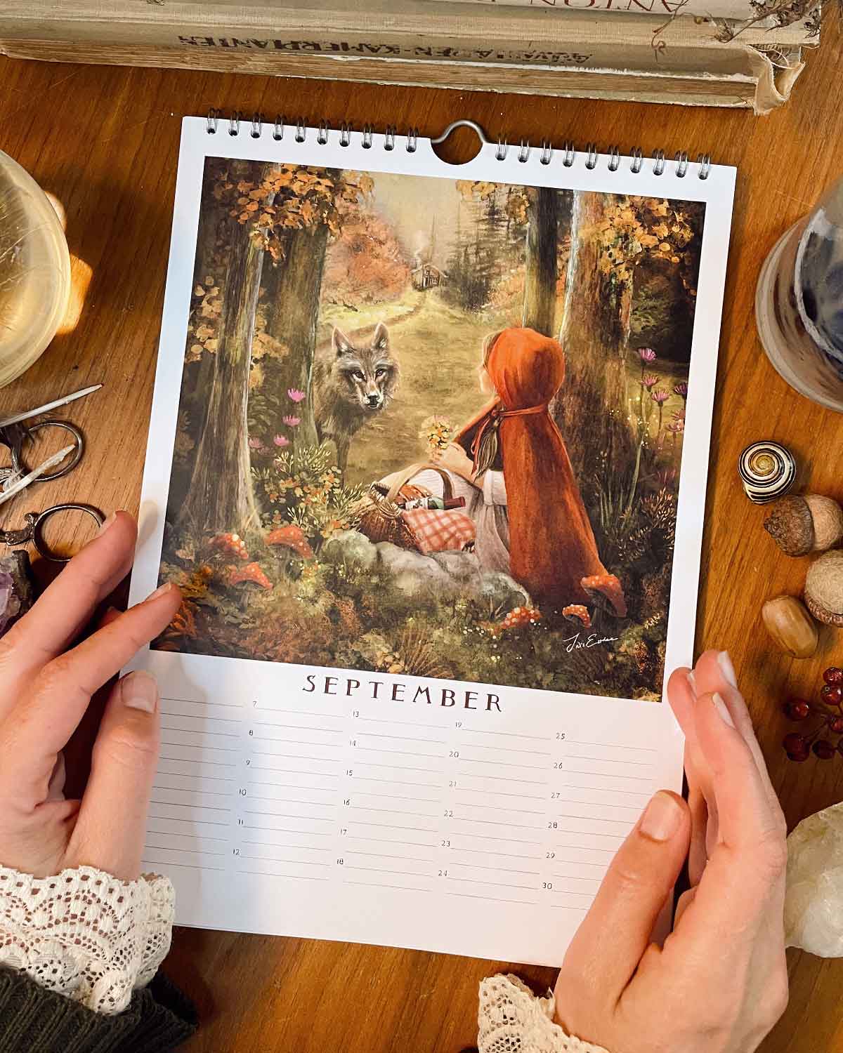 Immerwährender Kalender Ein Märchenjahr von Iris Esther, Ansicht 2