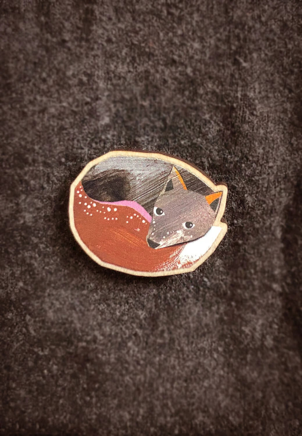 Krafttier-Pin Fuchs