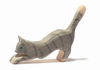 Ostheimer Katze springend, Nahansicht