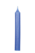 Kerze einfarbig blau von Ahrens, einfarbig blaue Stabkerze