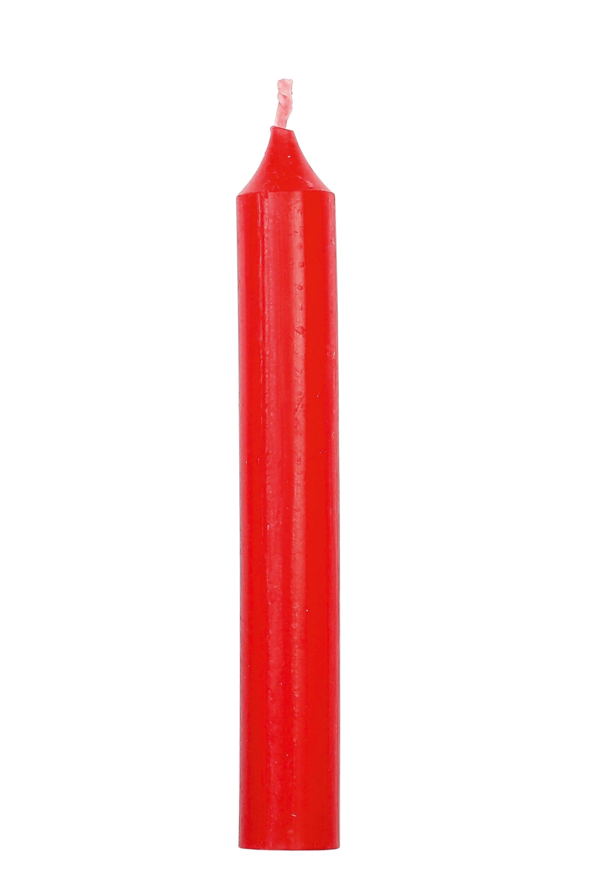 Kerze einfarbig rot