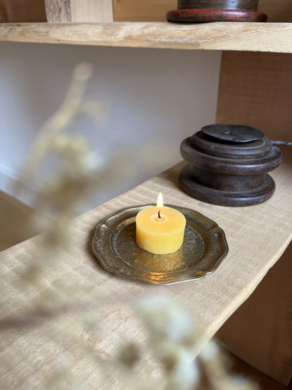 Kerzenständer aus alter Spule