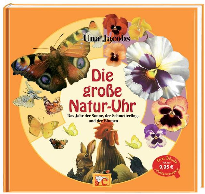 Kinderbuch Die große Natur-Uhr von Una Jacobs, Cover