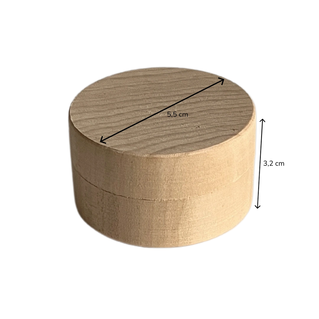 Schatzdöschen zum Bemalen aus Holz, groß, von Kinderkoffertjes