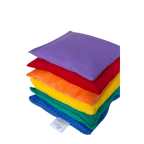 Sensorische Kirschkernkissen 6er-Set Regenbogen von Pit and Play