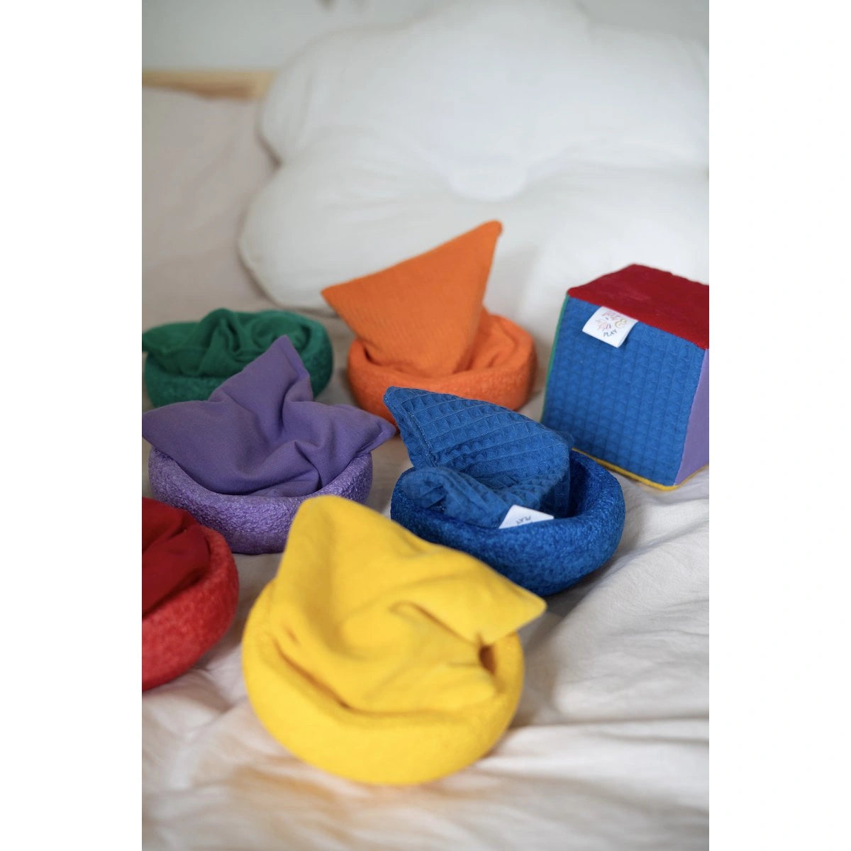 Sensorische Kirschkernkissen regenbogen