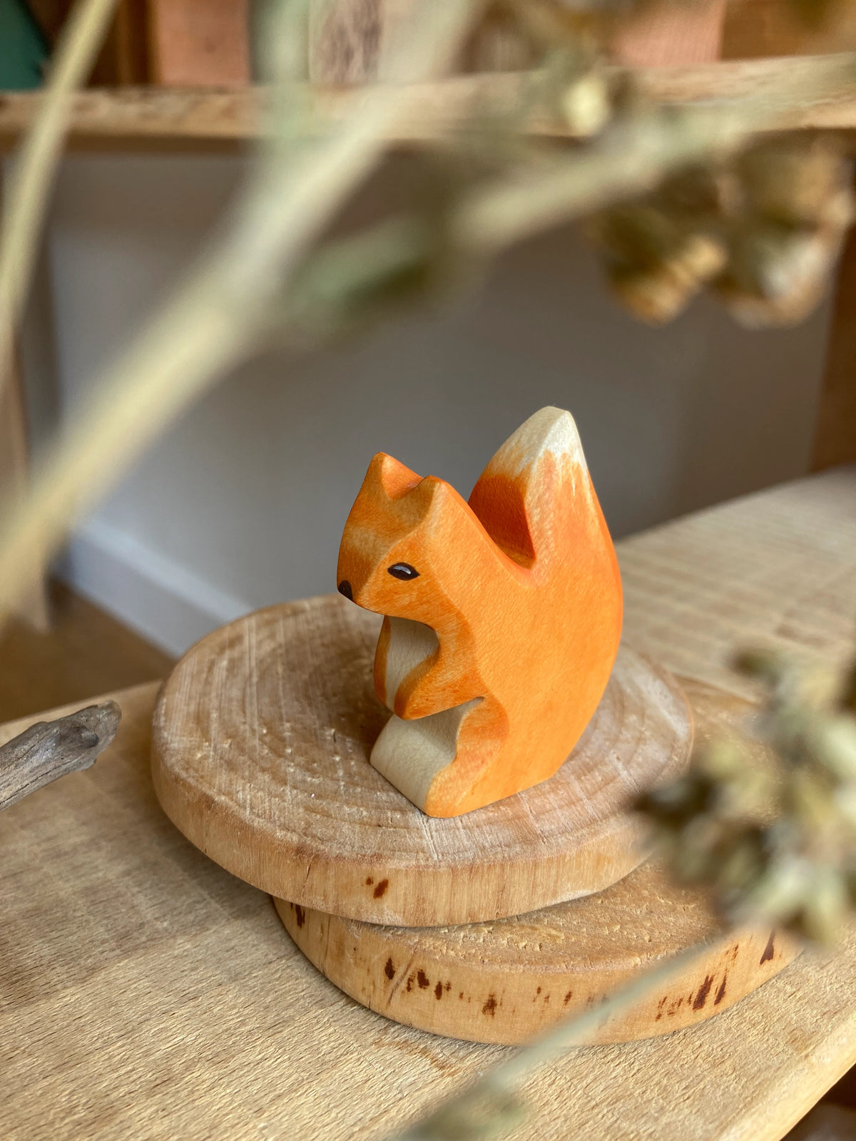 Holzfigur Eichhörnchen klein von HolzWald, Foto