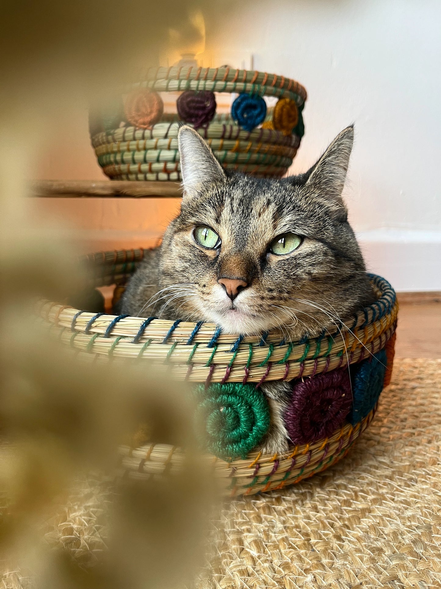 Körbe "Blumen" 2er-Set