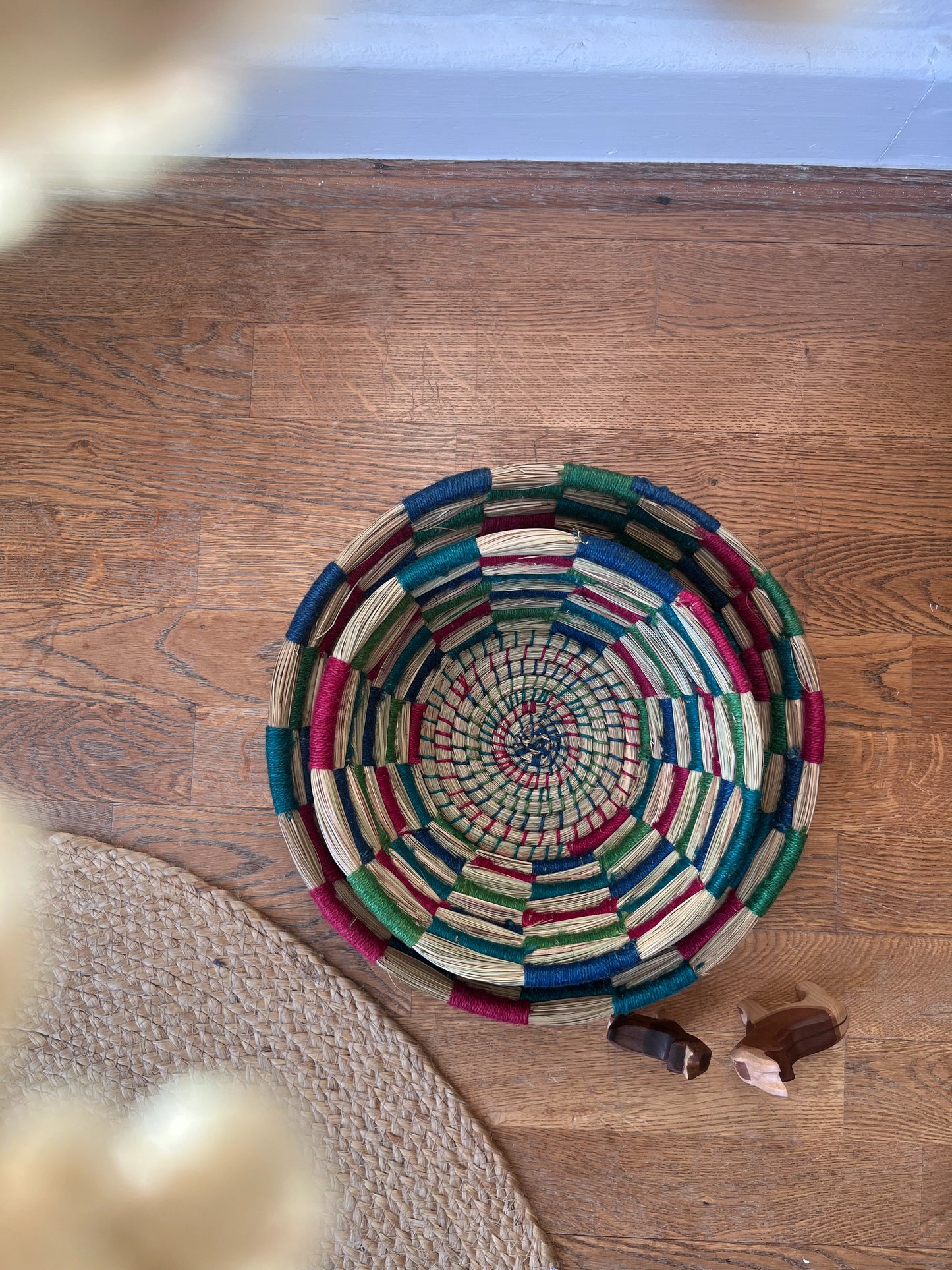 Korb bunt 25 x 10 cm