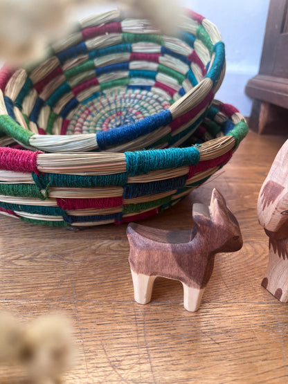 Korb bunt 25 x 10 cm