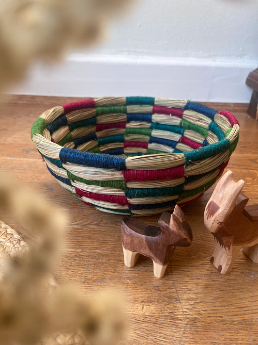 Korb bunt 25 x 10 cm