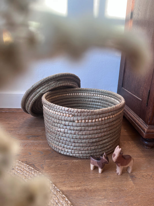 Korb mit Deckel "Eleganz"